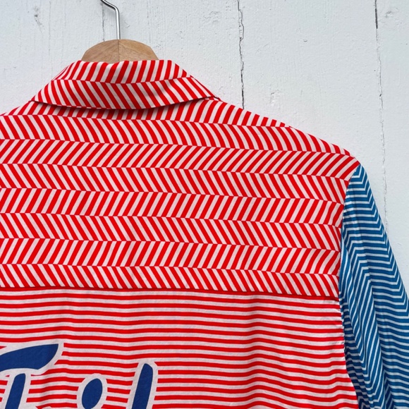 ME369 “Friday Mood On” Shirt | Size Small | 100% Viscose | Bold Print - Picture 5 of 7